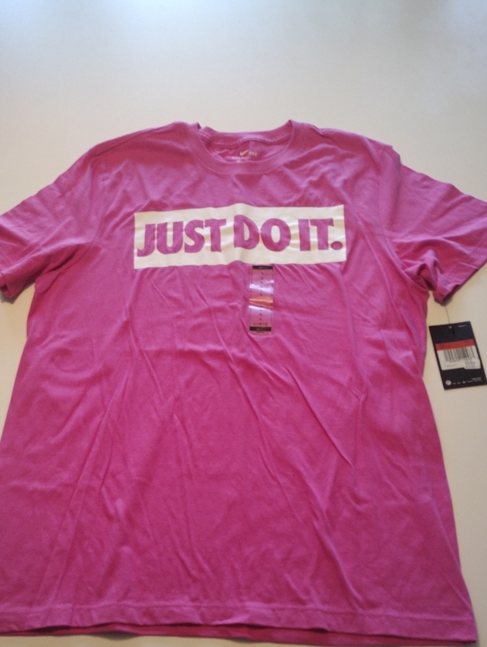 Nike Women's Pink 'Just Do It.' Short Sleeve Graphic Tee (NWT) BOGO